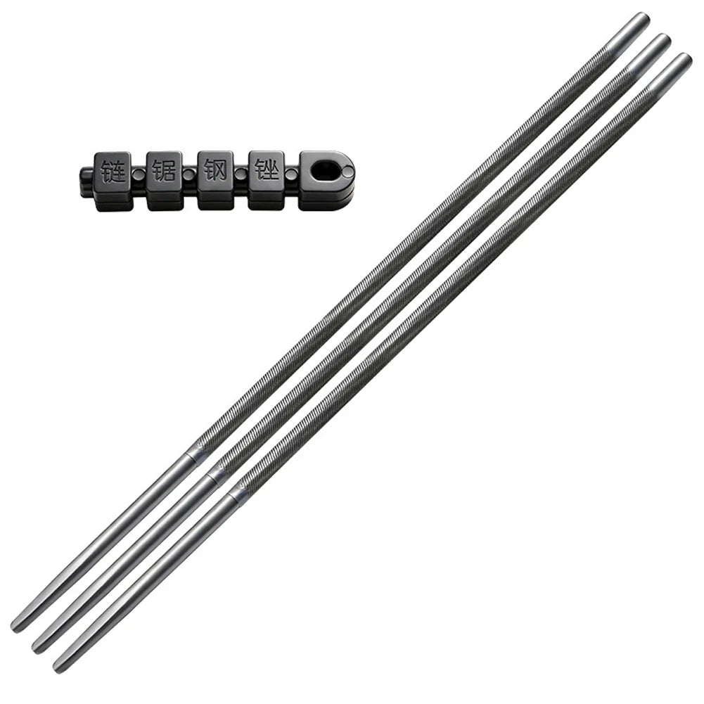 Chainsaw File Sharpener Set 4/4.8/5.5mm – High Carbon Steel