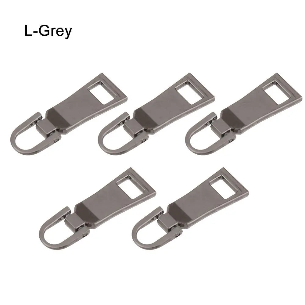 5-Pack Metal Zipper Slider Repair Kit – Zipper Pull Heads