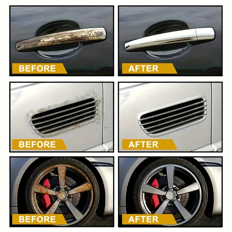 Metal Rust Remover & Protective Spray for Car Parts & Rims