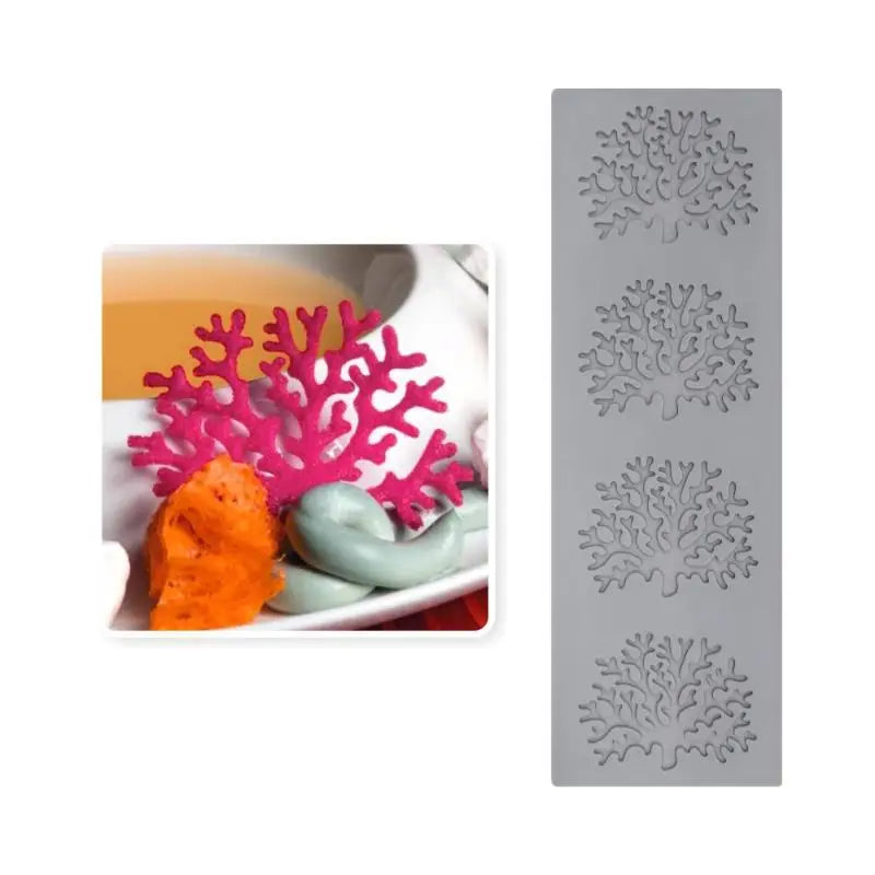 Leaf & Lace Silicone Fondant Molds for Cake Decorating