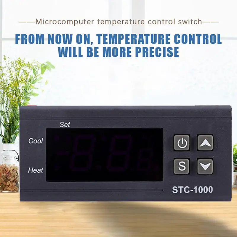 STC-1000 Digital Temperature Controller Dual Heat/Cool NTC Probe
