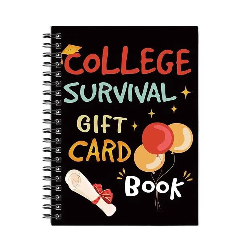 College Survival Gift Card Book | Graduation Cash Holder