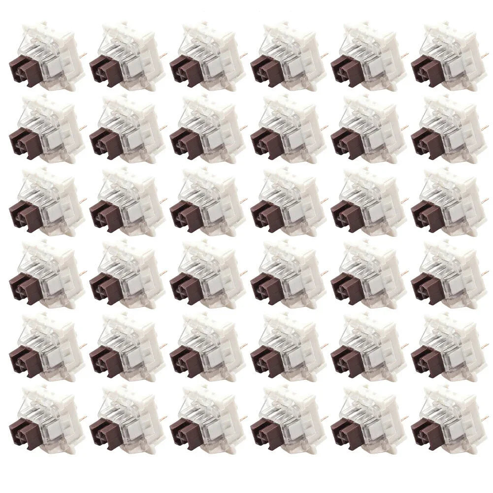 DAZZLEEX 50-Pack 3-Pin Tactile Keyboard Switches | MX-Style