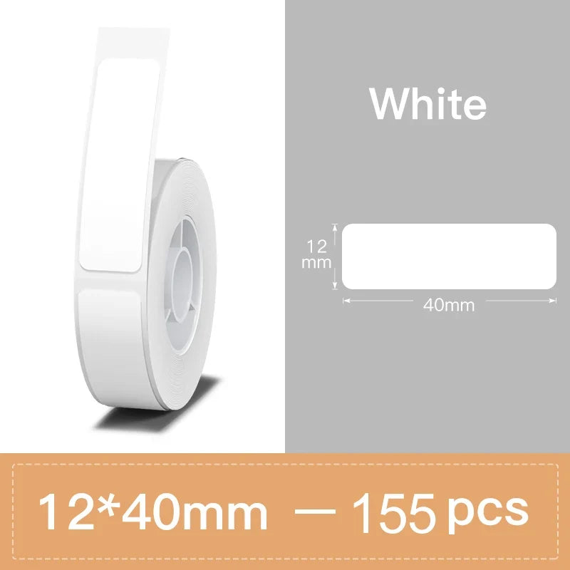 Niimbot Thermal Label Rolls – Clear & White for D11 D110 D101