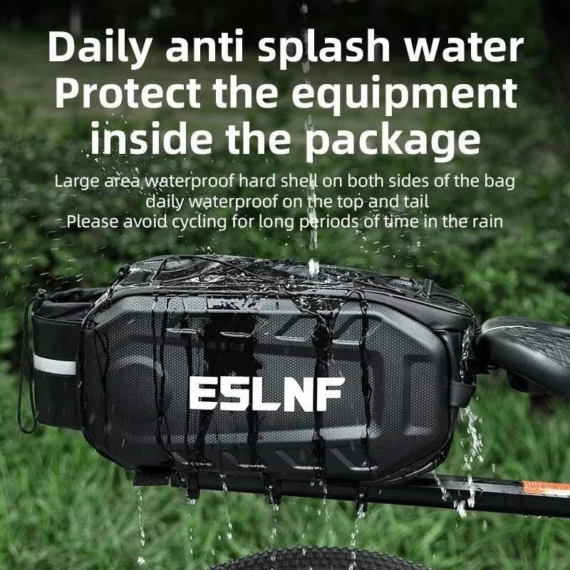 17L Hard Shell Waterproof Bike Rear Rack Bag – MTB & E-Bike