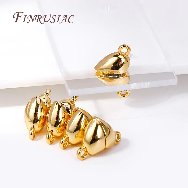 18K Gold Plated Magnetic Clasps – DIY Jewelry Connectors