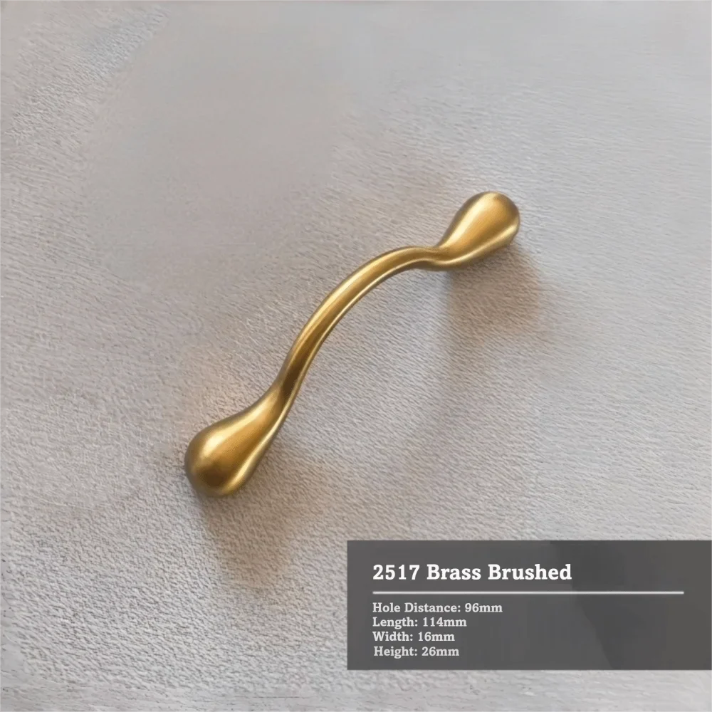 Retro Zinc Alloy Cabinet Handles | French Style Door Pull Gold/Silver