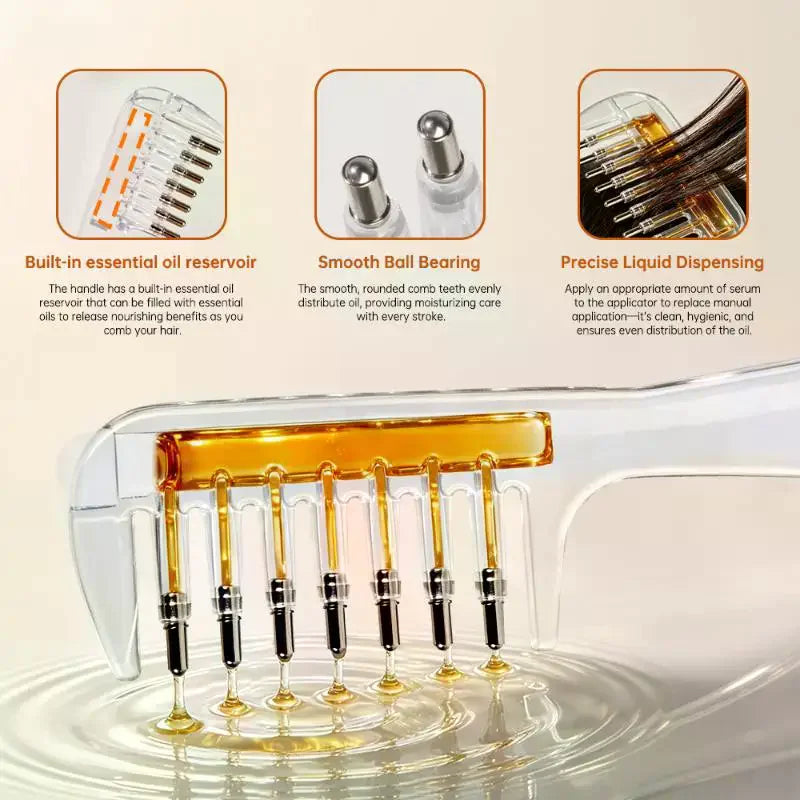 Eelhoe Scalp Massage Comb with Essential Oil Reservoir