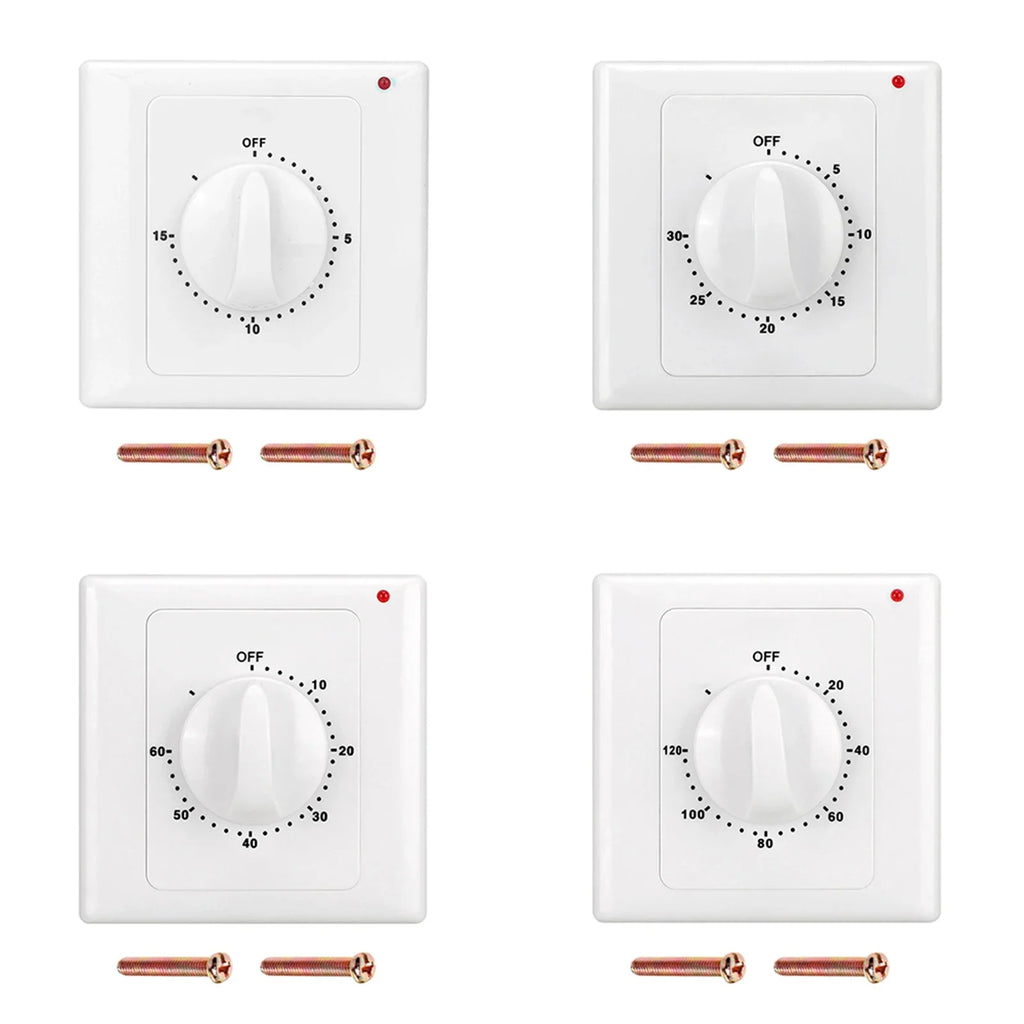 AC220V Countdown Timer Switch – Mechanical & Electronic 86 Panel