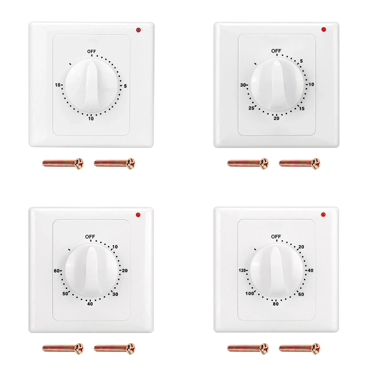 AC220V Countdown Timer Switch – Mechanical & Electronic 86 Panel