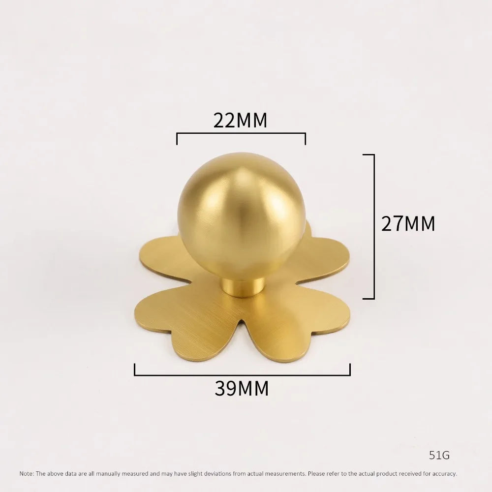 Brass Cabinet Pull with Backplate | Minimalist Gold Drawer Handle