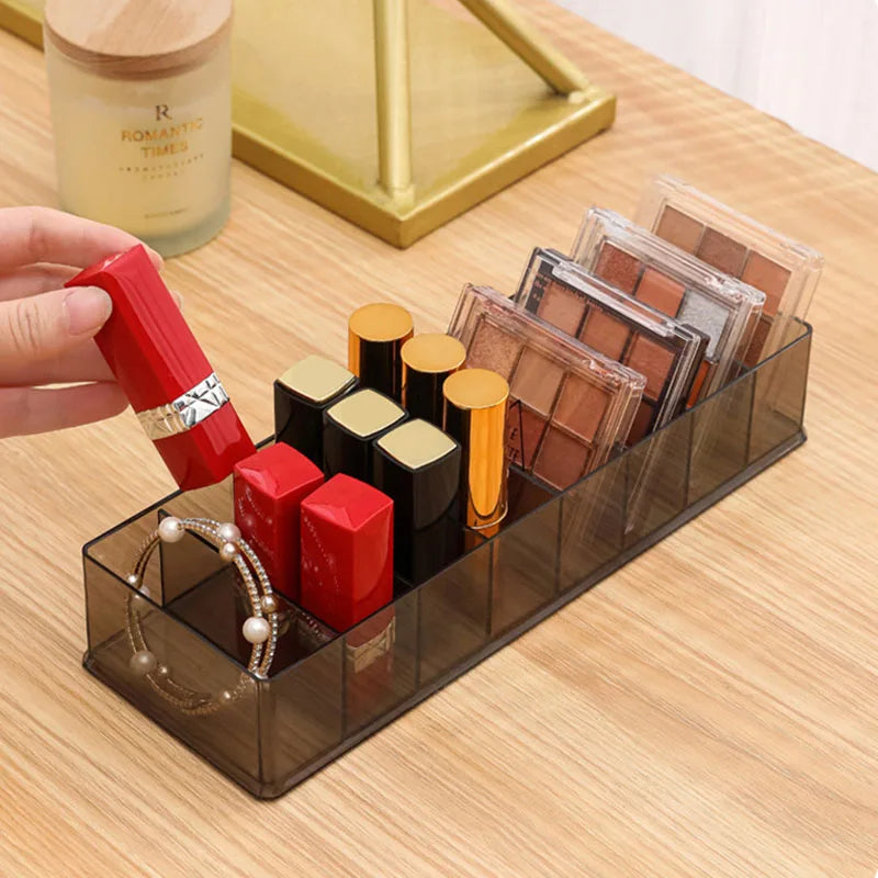 Clear Acrylic Makeup Organizer Tray | Vanity Storage