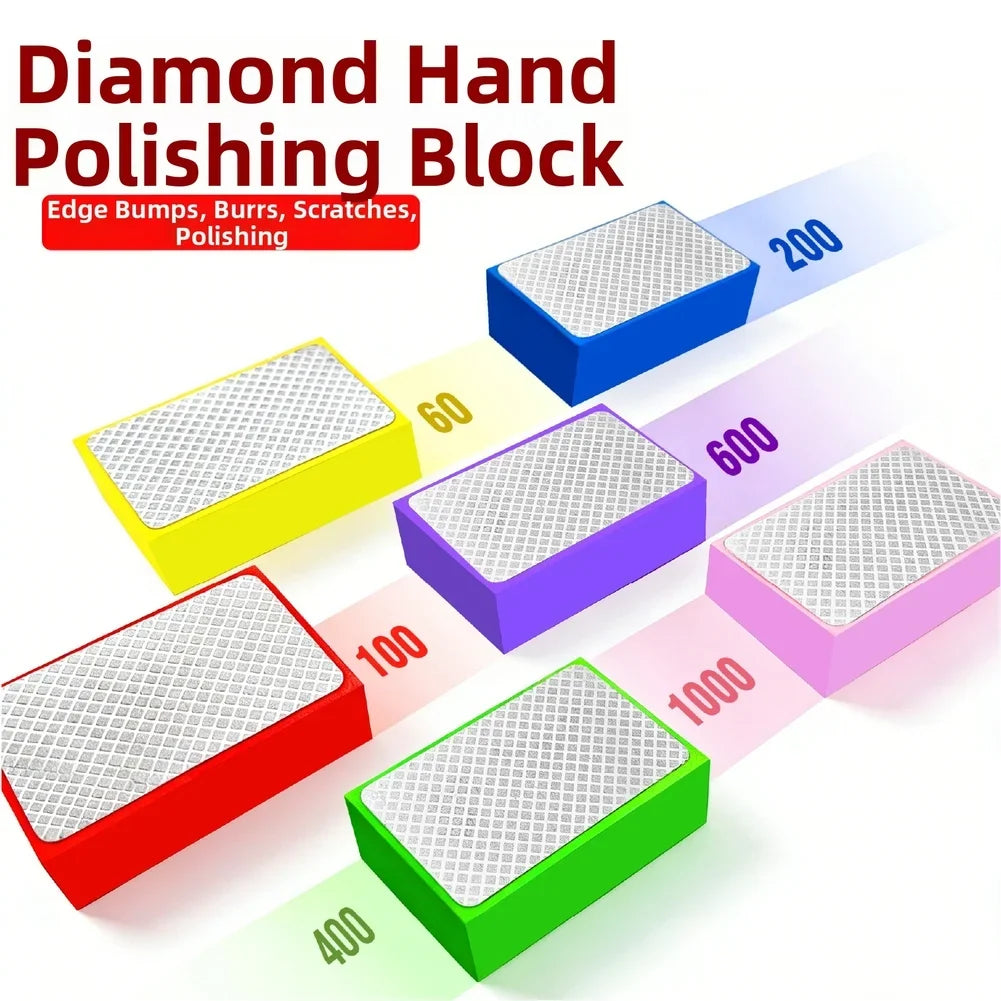 DAZZLEEX Hand Polishing Grinding Pad Set – Stone Glass Tile