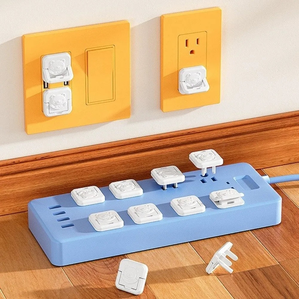Silicone Outlet Safety Covers 5-Pack – Dustproof Socket Plugs