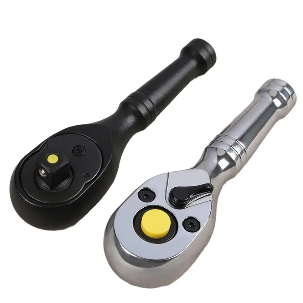 DAZZLEEX 72-Tooth Mini Ratchet Wrench 3/8" Drive | Chrome Vanadium