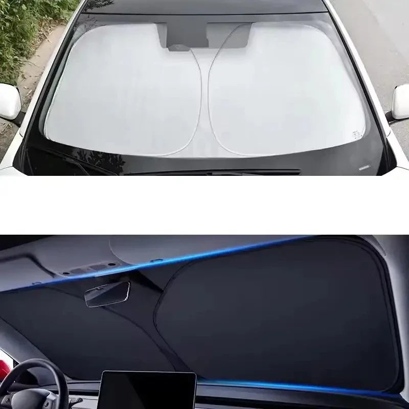 Car Front Windshield Sunshade – UV & Heat Blocking Cover