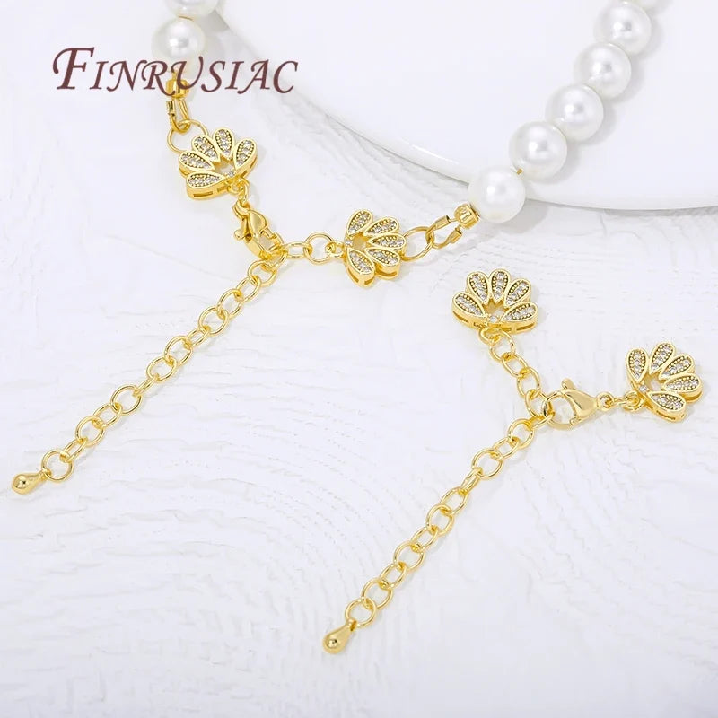18K Gold Plated Extension Chains with Lobster Clasps | 1–3 Pcs