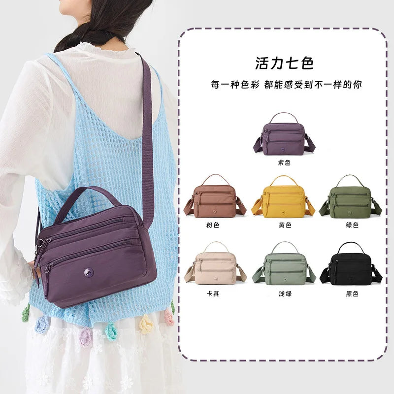 Nixie Large Canvas Crossbody Bag – Travel Shoulder Bag