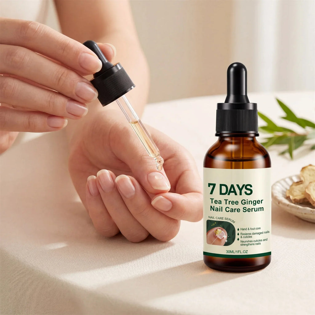 Tea Tree Ginger Nail Serum – Cuticle & Nail Care 30ml