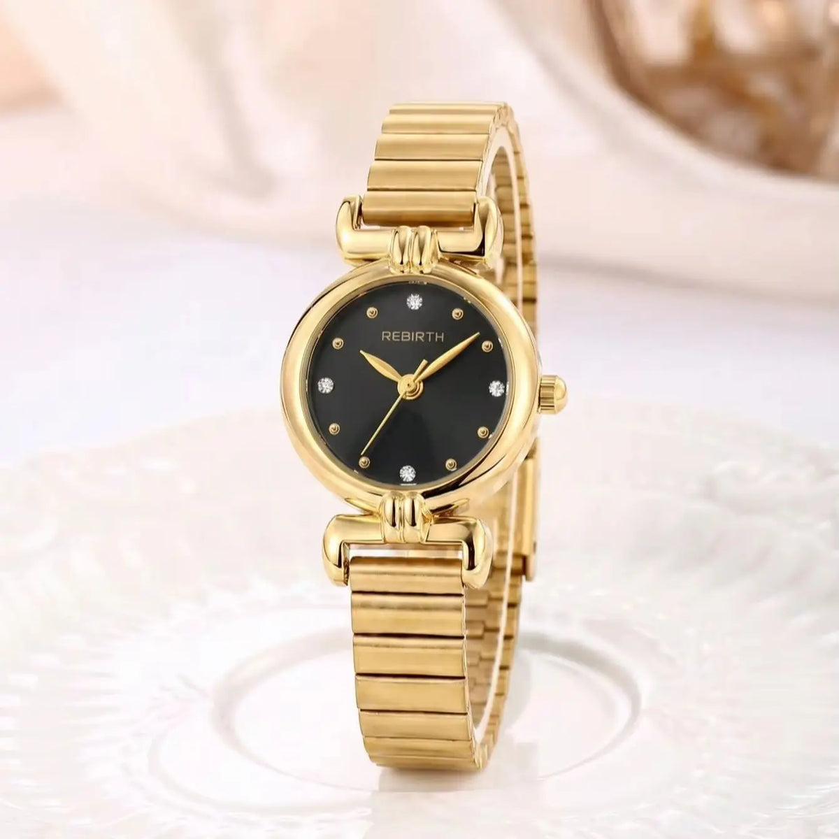 REBIRTH Women's Quartz Watch – Stainless Steel Bracelet