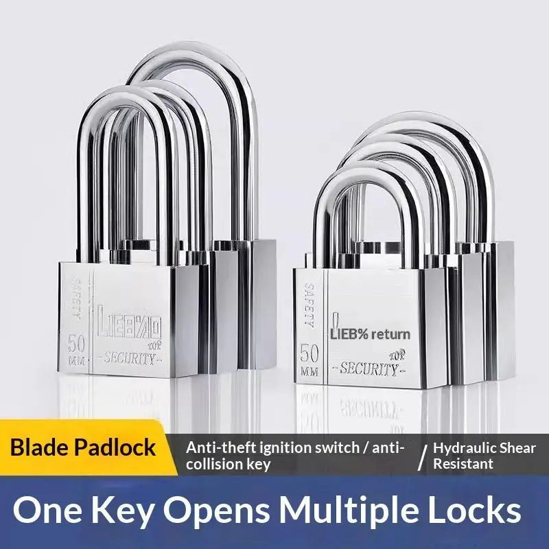 Stainless Steel Keyed Alike Padlock – Cut-Resistant Shackle