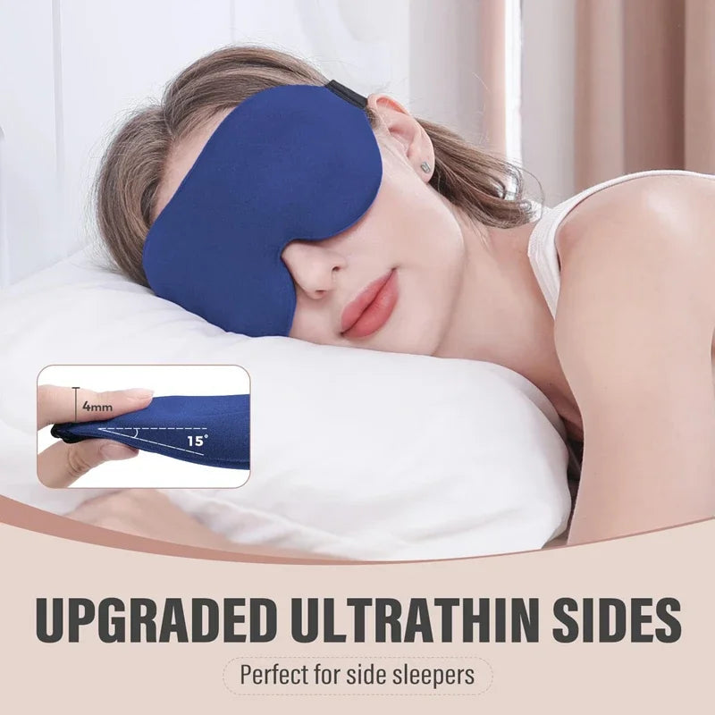 3D Sleep Eye Mask – Soft, Breathable & Light Blocking