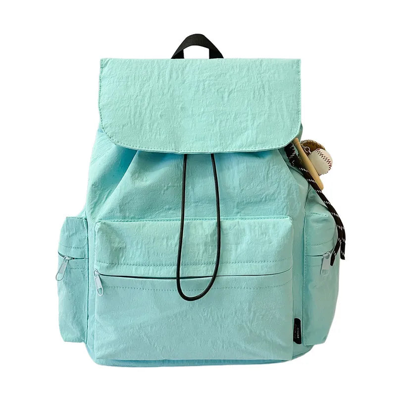 Large Capacity Women's Canvas Backpack – Korean Style Bag