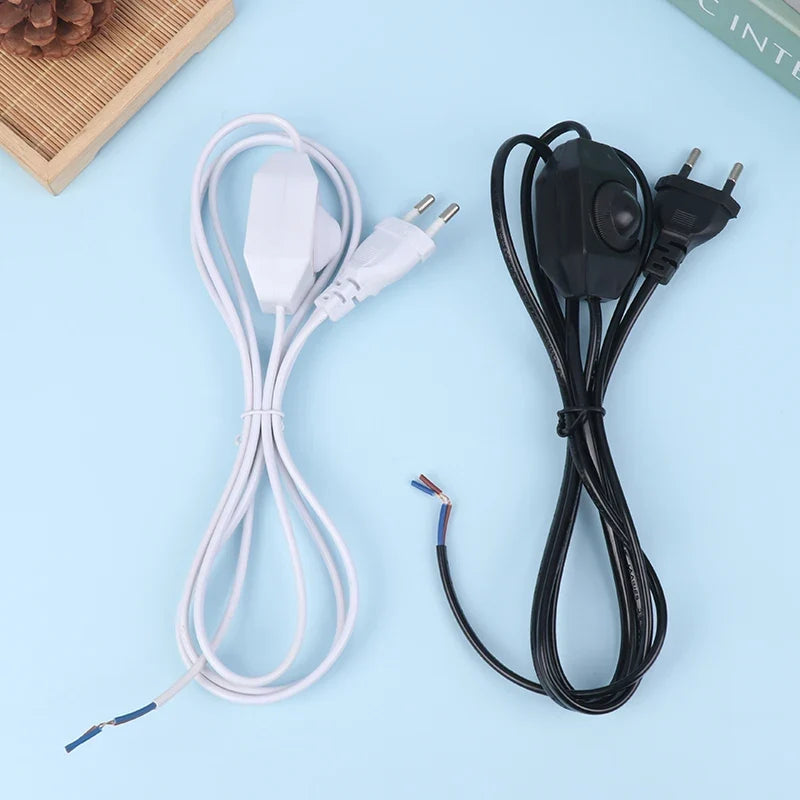 1.8M EU Plug Extension Cord with Dimmer Switch | Table Lamp