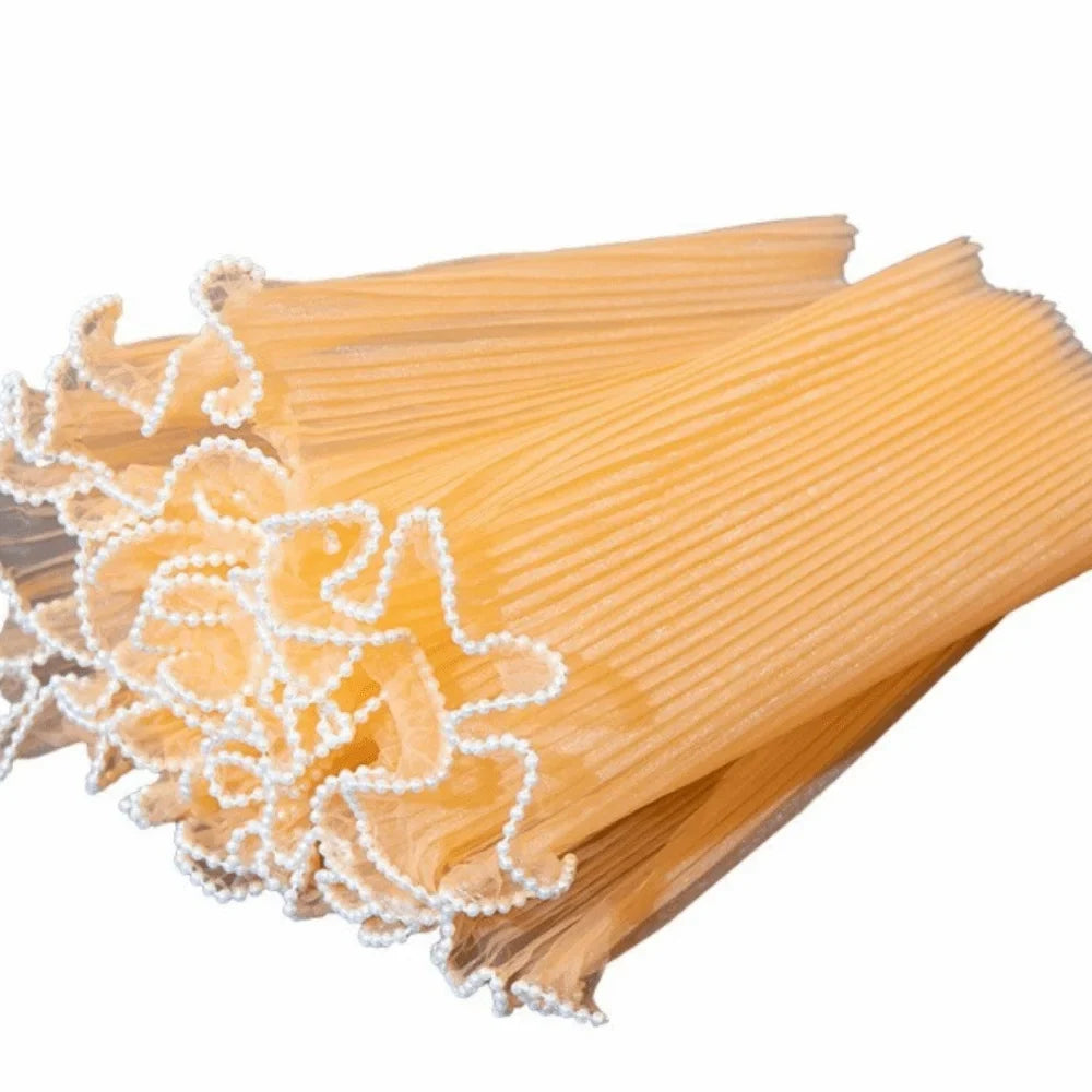 Pearl Wave Mesh Flower Bouquet Wrapping Yarn 28cm x 4 Yards