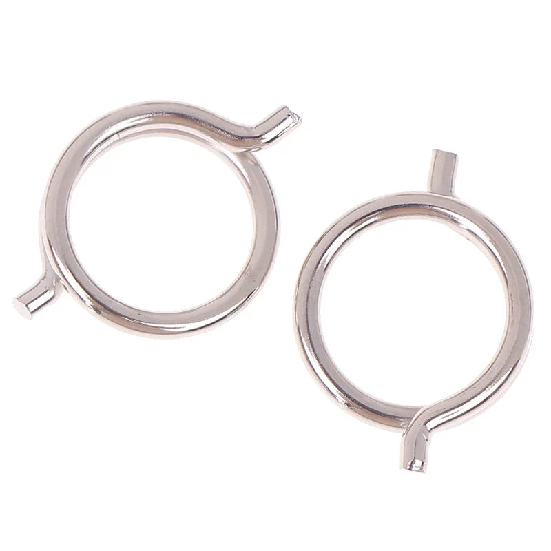 2PCS Nickel-Plated Steel Torsion Spring for Scissors 15mm