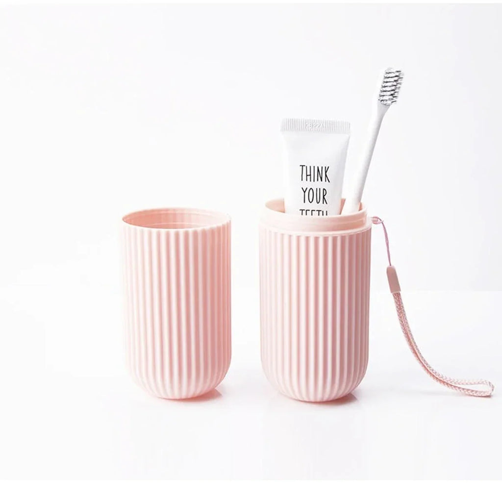 Portable Toothbrush & Toothpaste Travel Case Holder Box