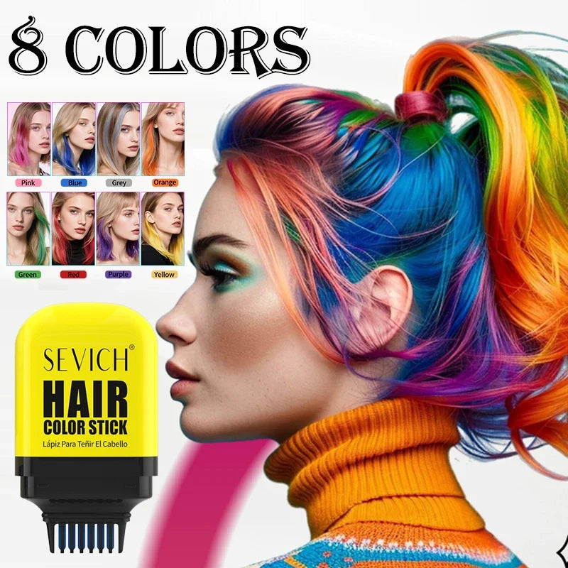 Sevich Temporary Hair Color Wax Comb Stick – Men & Women