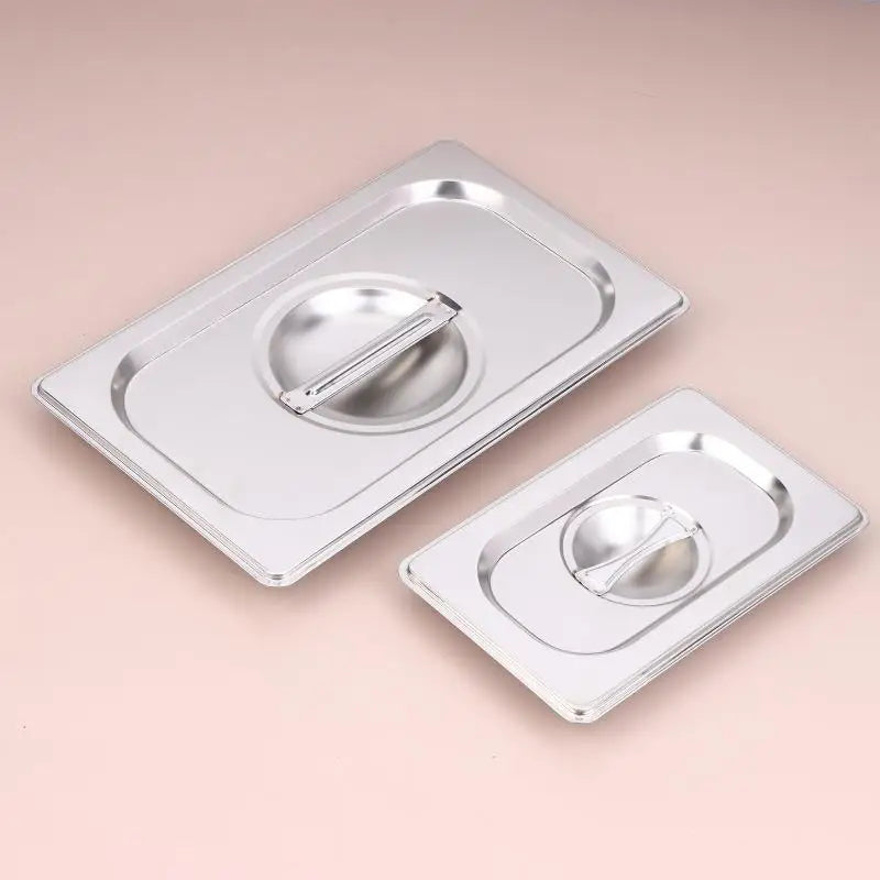 Stainless Steel Food Pan Lids – Steam Table Covers 1/9–1/1
