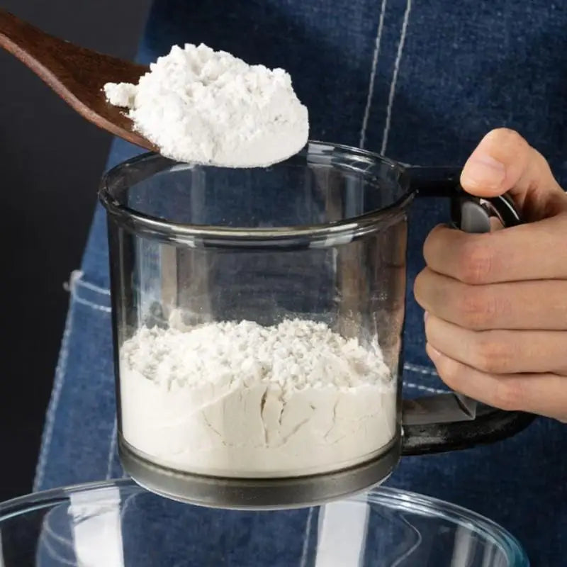Handheld Flour Sifter Fine Mesh Powder Sieve | Baking Tool