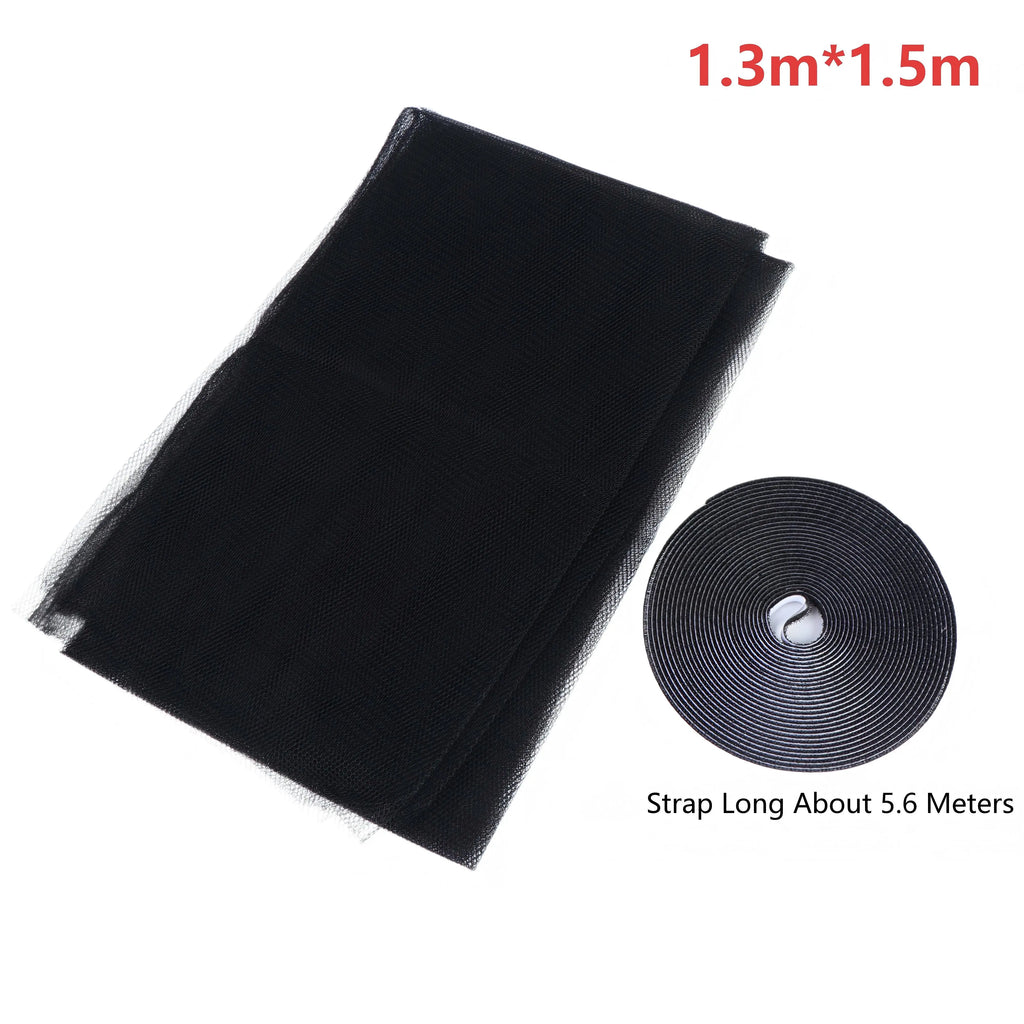 Cuttable Invisible Mosquito Window Screen | No-Drill Fly Mesh