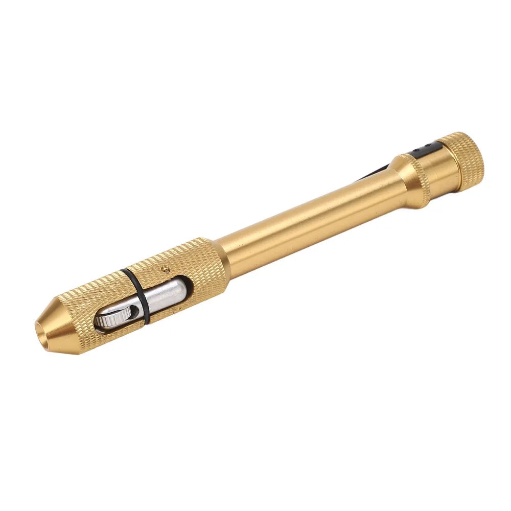 TIG Welding Wire Feed Pen – Aluminum Alloy, Gold Knurled Grip