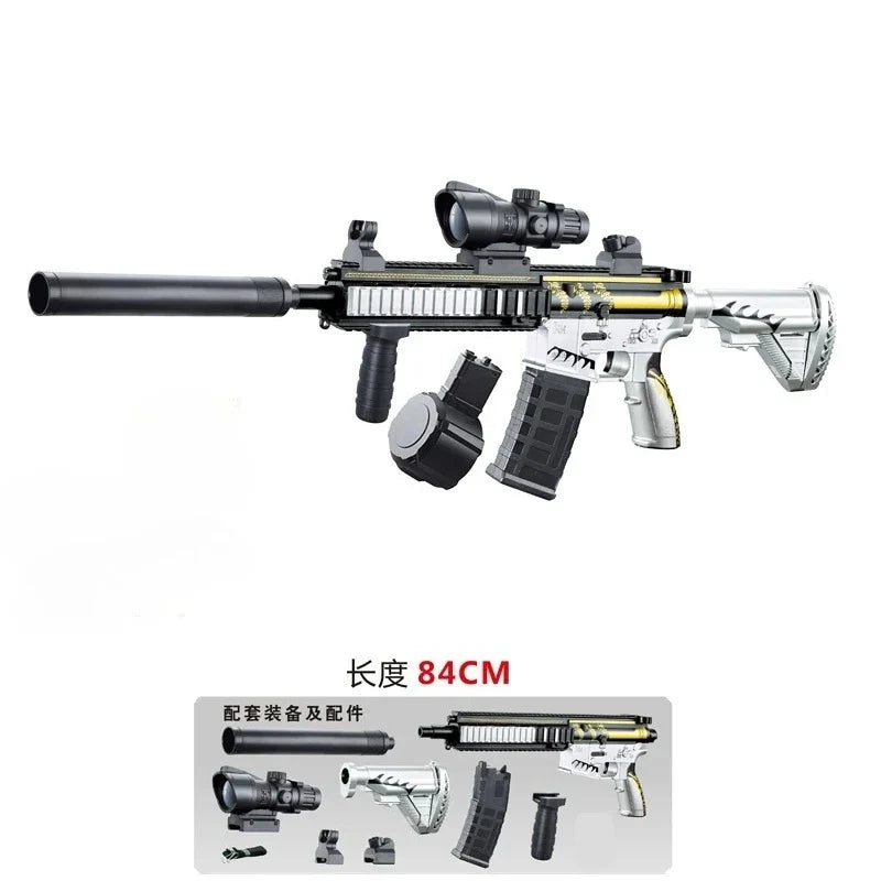 M416 Manual Gel Ball Toy Blaster – Outdoor Gift for Boys 14+