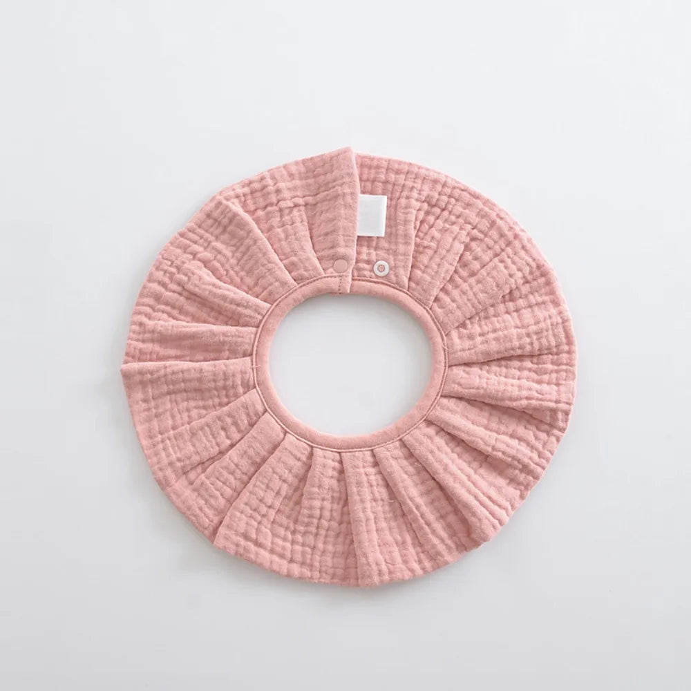 Pure Cotton Baby Bandana Drool Bibs | 360° Reversible Snap