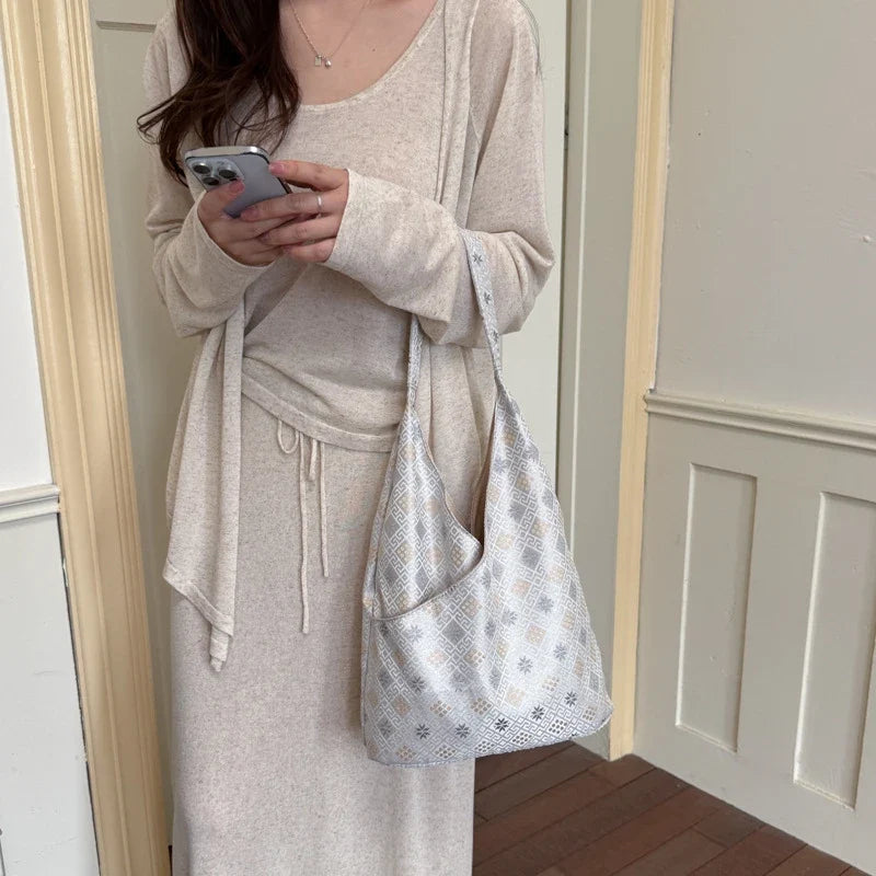 Women's Minimalist Crossbody Shoulder Bag – Versatile Tote