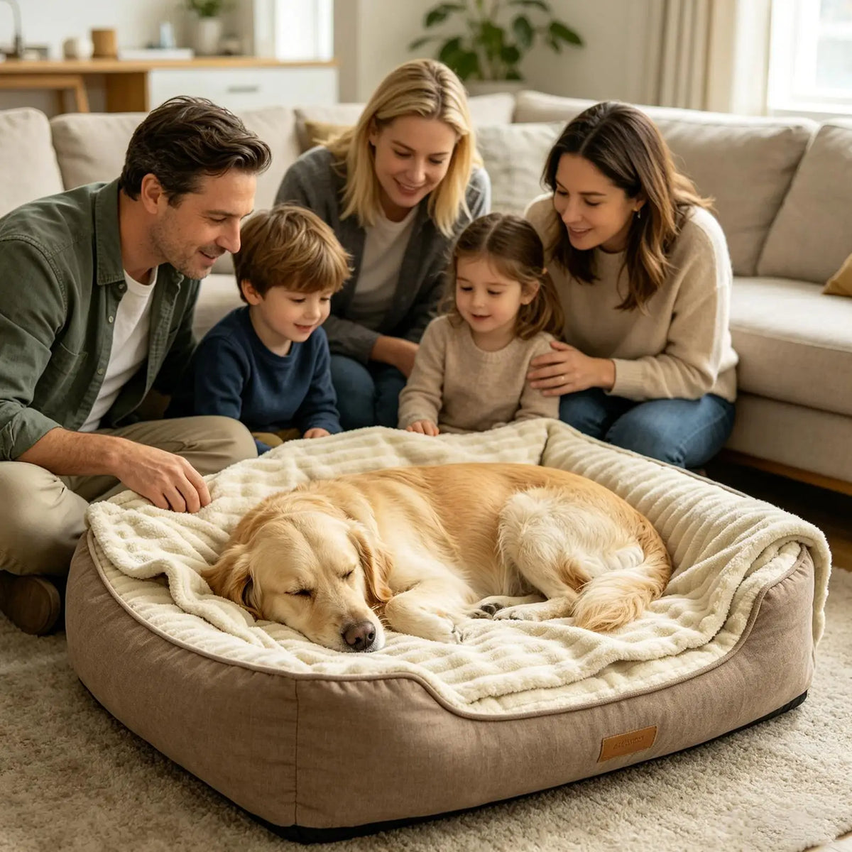 Washable Coral Fleece Pet Blanket for Dogs & Cats – 70x100cm