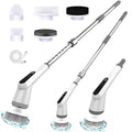 Electric Spin Scrubber – Rechargeable Long-Handle Cleaning Brush