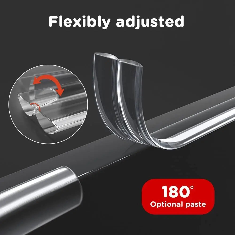 Transparent Corner Guard Strip – Self-Adhesive PVC Edge Protector