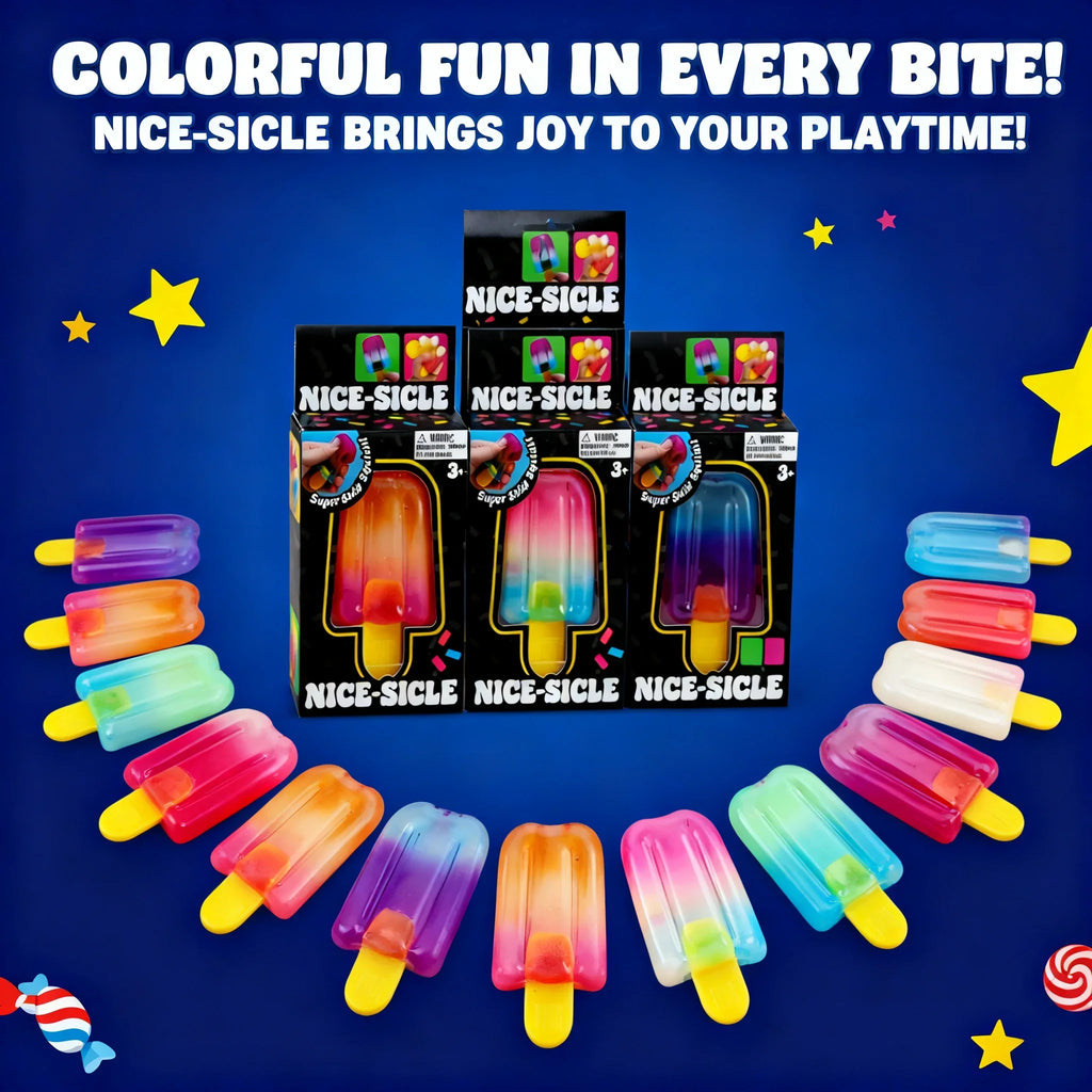 Needoh Nice Cube & Sicle Squishy Sensory Fidget Toy