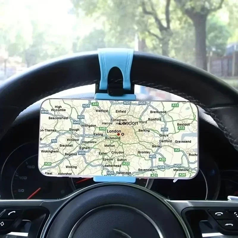 Universal Steering Wheel Car Phone Holder – Telescopic Clip