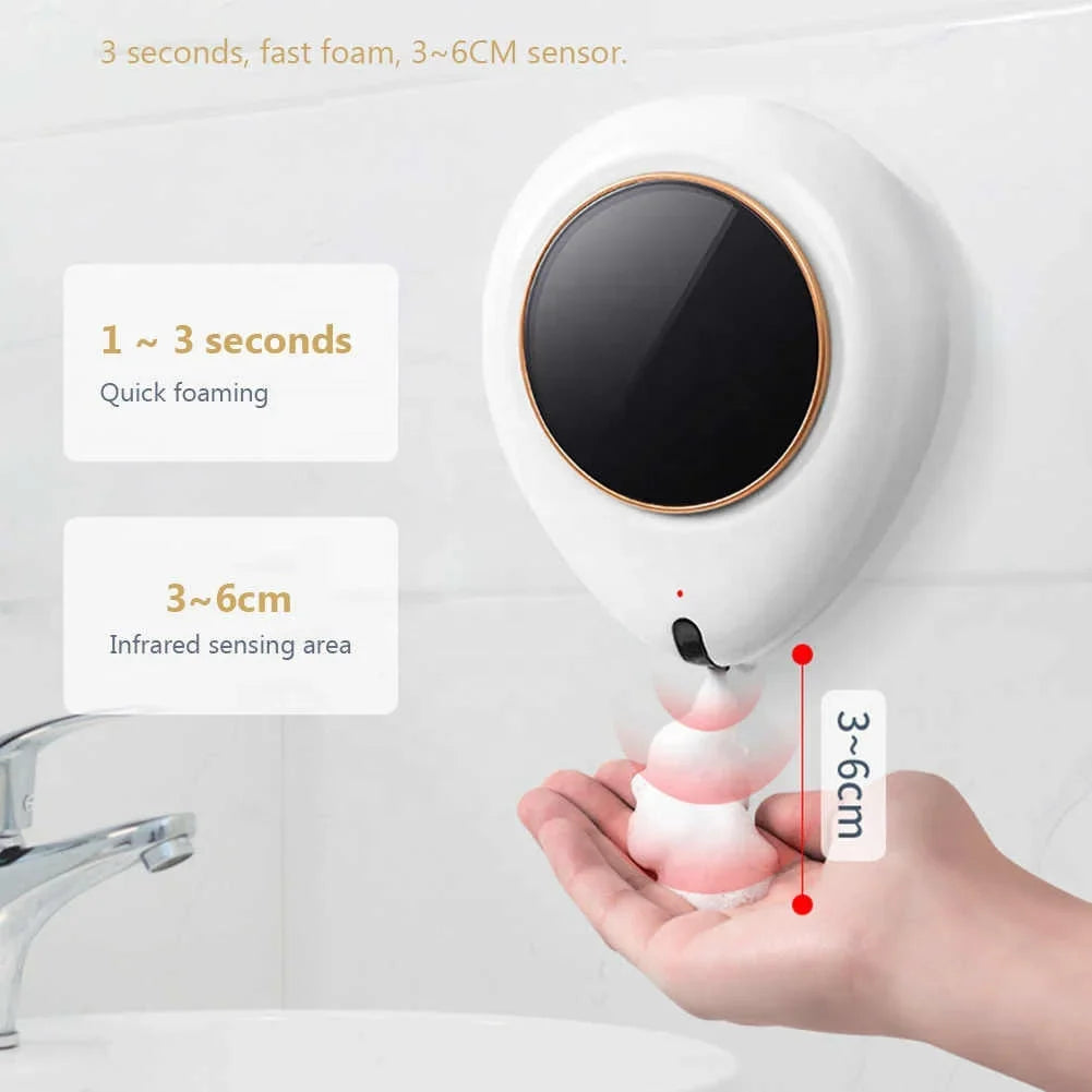 300ml Touchless Infrared Foam Soap Dispenser – Wall Mount