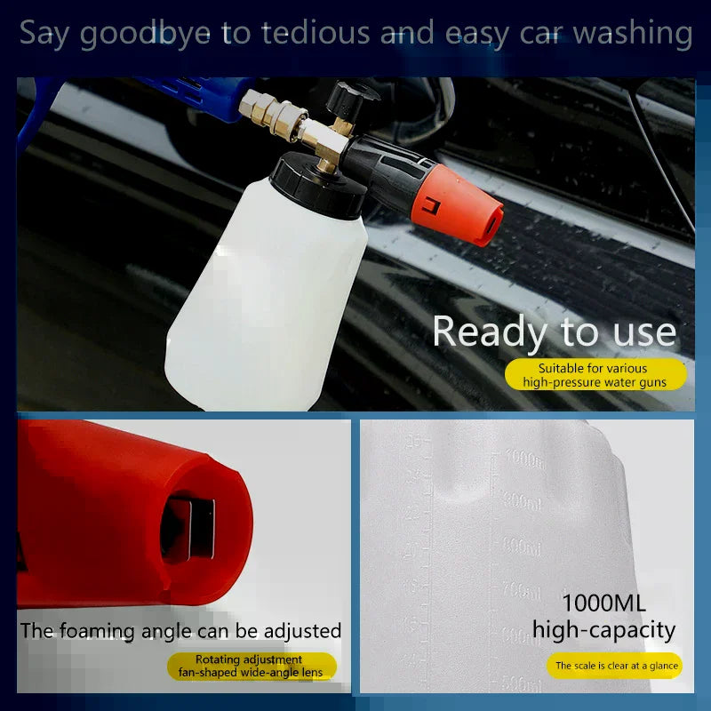 Snow Foam Lance 1L – 1/4" Quick Connect Pressure Washer Gun