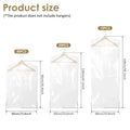Clear Plastic Garment Bags 10–60 Pcs | Dustproof Clothes Covers