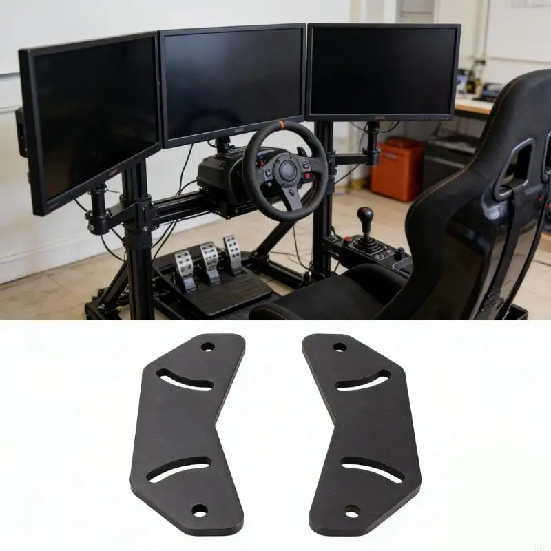 Triple Monitor Mount Bracket | Racing Sim Cockpit Screen Stand