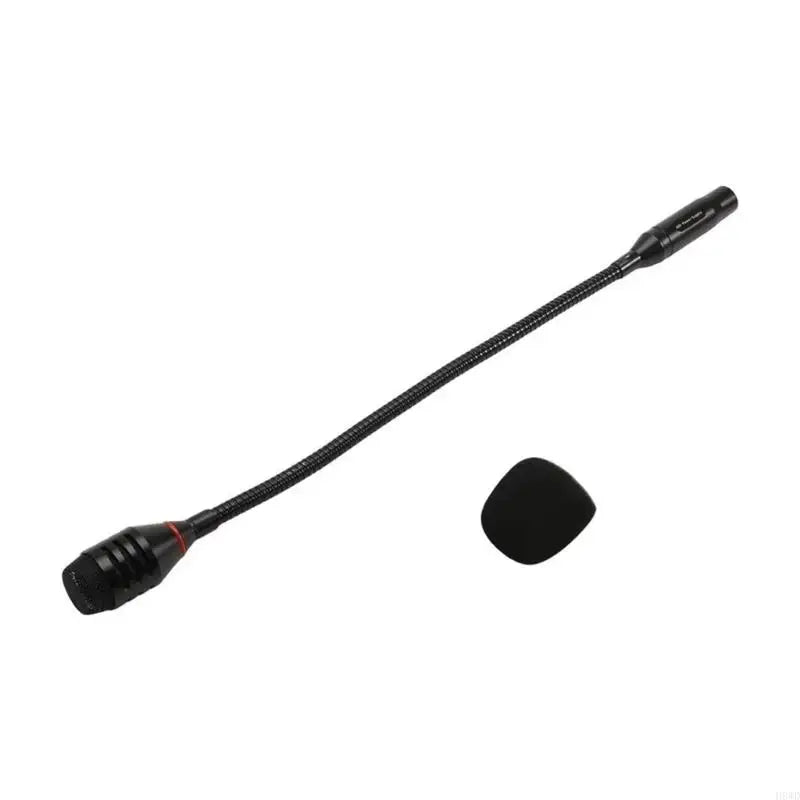 Gooseneck Microphone XLR Cardioid | Flexible Neck & Windscreen