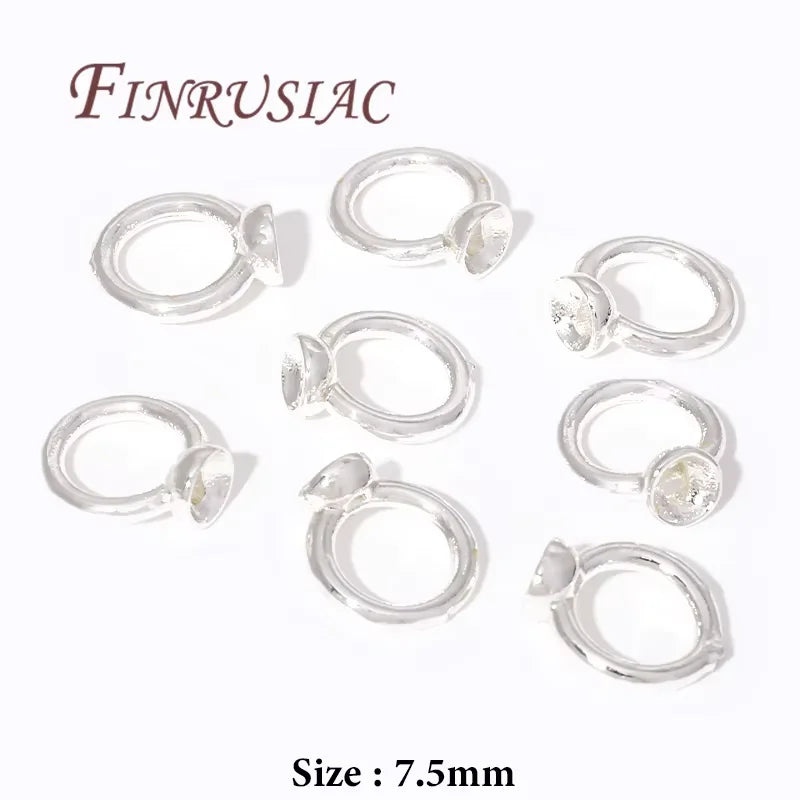 18K Gold Plated Crimp Beads & End Covers – 10/20 Pcs DIY